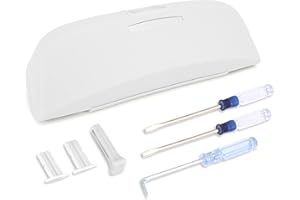 CDEFG Kompatibel mit VW Tiguan 3/ Tayron/Golf 8 8.5/Passat B9/ Skoda Superb 4 / Elroq Enyaq 2020-2025 2026 Sonnenbrillenhalter Brillenetui Auto Glasses Case Holder Brillenetui Käfig Zubehör (Weiß)