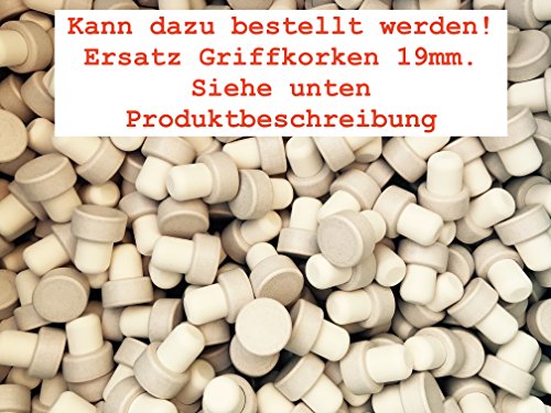 6, 12 oder 24 x 250 ml leere Glasflaschen Apotheker-Flaschen NEW-BOST mit Korken Verschluss Likörflasche Schnapsflasche Essigflasche Ölflasche Saftflasche zum selbst Abfüllen, Nr 200ML von slkfactory (12 x 250) - 4