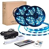 ✅ ADAPTABILIDAD: Las tiras RGB se utilizan cada vez más para embellecer el ambiente y tienen innumerables usos. Ofrecen una luz brillante y colorida y son ideales para bares, restaurantes, centros comerciales y el hogar. Iluminación led cocina bajo mueble, dormitorio, retroiluminación led TV, escritorio de juegos, PC gaming, jardín, patio y mucho más