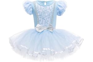 Lito Angels Princess Ballerina Costume for Kids Girls, Fancy Ballet Tutu Dress Dance Wear Leotard with Skirt, Age 18 months to 8 Years