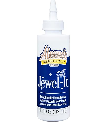 Gem-Bond Adesivo Per Strass Trasparente 110 Ml - Con Beccuccio A Spillo, Per Tessuti E Vetro - 4