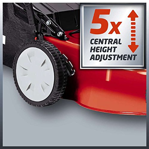 Einhell Benzin Rasenmäher GC-PM 46/1 S (2 kW, 46 cm Schnittbreite, 5-fache Schnitthöhenverstellung 32-70 mm, 60 l Fangsack, Hinterradantrieb) - 6
