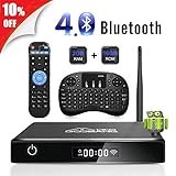 🎃【Estable, rápida y de alta calidad wifi señal】XB-III caja de TV viene con la antena externa 3DB, puede ofrecer una señal WiFi más estable y rápida para disfrutar de una experiencia de vídeo de mayor calidad.