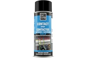 TECTANE CONTACTOS ELÉCTRICOS CS 280, Contact Spray, Multifunción, Previene y Rehabilita, Utilizado en Mantenimiento, Lubricación y Limpieza Instalaciones Eléctricas, Interior y Exterior, Bote 400 ml