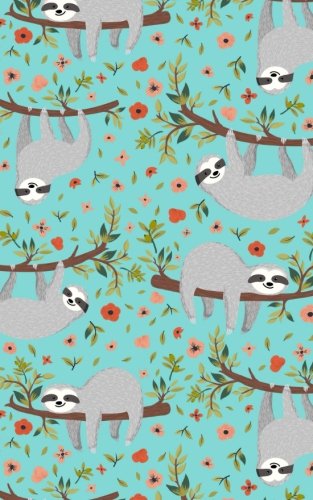 Preisvergleich Produktbild Notebook: Sloth Floral (Small 5 x 8, College Ruled)