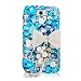 Produktbild EVTECH(TM) Neue Samsung Galaxy Note 2 N7100 I605 L900 I317 T889 T-Mobile Version Bling Glitter Diamant Schutzhülle/Transparent Hart Kunststoffe Hülle/strass Etui Schale/Plastik Handytasche/Schale case cover