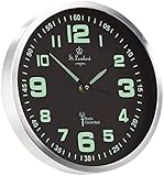 Funkgesteuertes Quarz-Uhrwerk: präzise und laufruhig • Gehäuse aus gebürstetem Aluminium