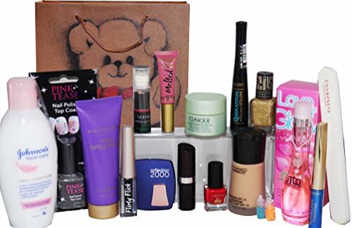 18pc JLo Love at First Glow edt &amp; Clinique, Mac &amp; Bourjois Perfume, Makeup &amp; Skincare Giftset Bag