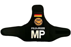 Armeeverkauf Bundeswehr Armbinde Feldjäger MP Coyote - schwarz ISAF