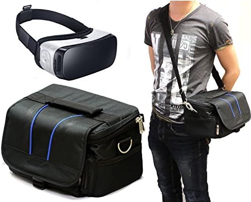 NavitechBlack Carry Bag With shoulder Strap Compatible With The Virtual Reality 3D headsets including the MAGICSEE M1