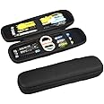 Pencil Case JTDEAL Hard Shell Pen Case EVA Stylus Pen Pencil Case Black Pencil Case Holder Touch Pen Case Pen Carrying Case Storage Container with Zipper for Ballpoint/Stylus Touch/Apple Pencil