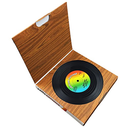 txian 6 Retro Vinyl LP Schallplatten Stil Untersetzer Tasse Matte Rutschfeste Isolierte Kaffee Getränke Matte - 4