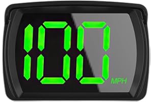 MRTOYIRQ Car HUD Headup Display MPH GPS Digital Speedometer with LED Large Font Display for Car Truck SUV Motorcycle(With Car Charge Adapter,MPH)