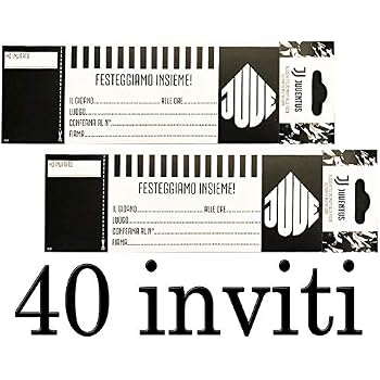 Juventus Blocchetto Inviti Feste Compleanno Una Festa Da