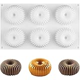 cuffslee Silicone Donut Mould Candy Dessert Silicon Moulds Non-stick Doughnut Mould DIY Baking Tools