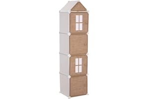 ‎ATMOSPHERA CREATEUR D'INTERIEUR Atmosphera - Kinderregal Column - Metall und Jute - Beige