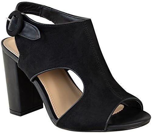 Fashion Thirsty Womens Ladies High Block Heel Sandals Lace Up Cut Out Shoes Ankle Strap Size