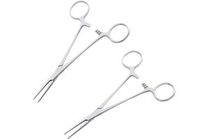 YUEJIESELECTED 2 alicates de piercing, bola de perforación, herramienta de pinza de arteria, alicates para bolas, herramienta de agarre de bola de perforación, juego de herramientas de costura, para abrazadera