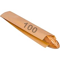 TOPBATHY 200pièces Pochette Kraft Étanche Pour Baguettes