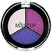 Miss Cop Trio Eye Shadow, Plum 3 g