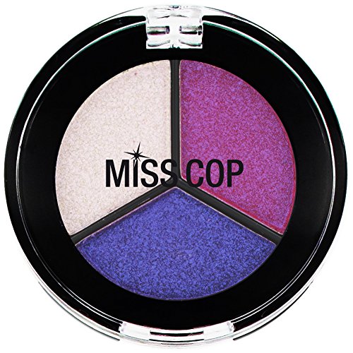 Miss Cop Trio Eye Shadow, Plum 3 g