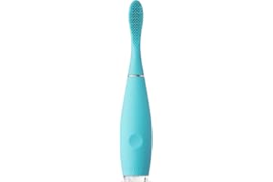 Foreo ISSA 2 Sensitive - Cepillo sónico de dientes eléctrico para niños, color summer sky
