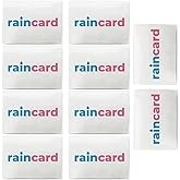 BELOXY Unisex Disposable Rain Card for Emergency Use | Waterproof Rain with Smallest Pocket Size| Easy to Carry & Use and Reu
