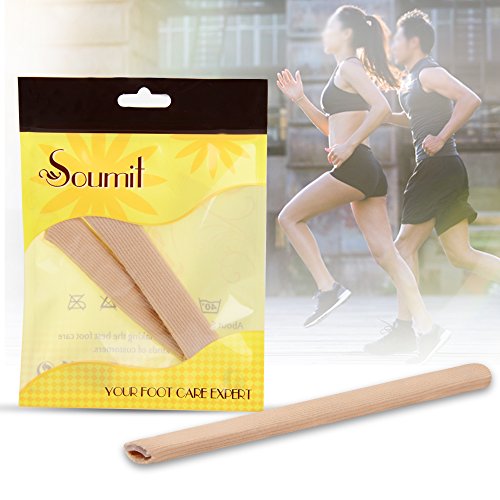 SOUMIT 1Pc Finger Zehenschutz mit Einzelne Seite Gel-Futter-Pad, Zehen Separator Korrektur Bandagen für Hallux Valgus Bunion Hühneraugen – Schmerzlinderung & Komfort - 8