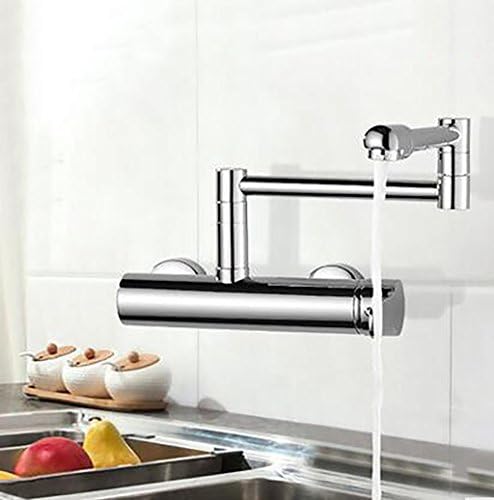 Into the wall-type basin hot and cold tap basin hand wash basin stretch folding lengthened telescopic rotary faucet