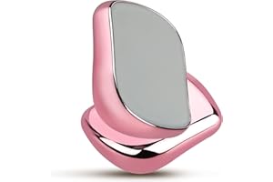 HDAKDDHG Crystal Hair Eraser Stone,Nano Crystal Painless Magic Crystal Hair Remover,Hair Removal Stone,Reusable Silky Hair Remover,Skin Exfoliator Tool,Apply to Any Part of Body (Pink)