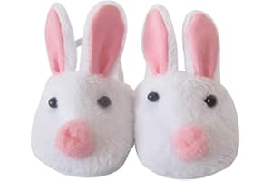 Uteruik Doll Cute Bunny Slippers Shoes for 46cm/18'' Girl Doll Shoes Outfits Costume Accessory, 1 Pair