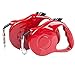 Produktbild Semoss Professional Extra Stark Neon Rollleine Hundeleinen Ausziehbar für Große Hunde und Katzen Hundeleine Einziehbar 5m,Rot