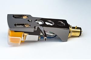 AUDIOORIGIN Spiegel Titan beschichtet Schale, Halter mit AT Tonabnehmer, Nadel für Sansui FR-D4, SR-737, SR-838, FR-D35, SR-525, SR-929, SR-636, SR-717, SR-333, SR-535, FR-3080