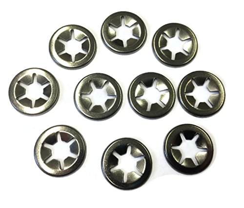 Stainless Steel Genuine Starlock Washer For Metric Round Shaft 4mm Pack Of 50