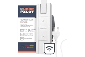 HOMEPILOT Home Pilot - Avvolgitore a incasso smart per il comando delle tapparelle Pure. Comando vocale | Tapparella smart | Montaggio rapido - 10122345