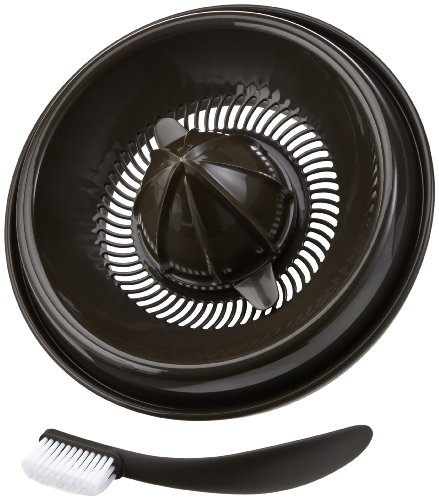 Moulinex JU385H Entsafter und Zitruspresse Elea Duo (300 Watt, 2 Geschwingigkeitsstufe) schwarz / edelstahl-look - 3