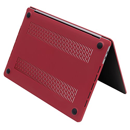 LENTION Matte Hartschale Ultra Slim H  lle f  r MacBook Pro  15   2016 2017  mit Touch Bar  Modell-A1707  Durchsichtige Plastikabdeckung Schale  Prote