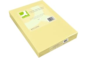 Q-Connect Yellow A4 Copier Paper 80gsm Ream (Pack of 500) KF01096