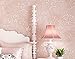 Produktbild Vliestapetenrolle, Novngene Einfache Europäische 3D Stiefmütterchen Romantische Schlafzimmer Wohnzimmer TV Hintergrund Wand -10x0,53 mt, Rosa