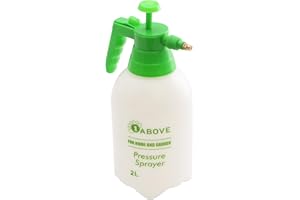 1ABOVE 2 Litre Pump Action Pressure Sprayer, Weed Killer Sprayer Pump Ideal for Spraying water, Fertiliser, Herbicides, Pesticides, Detergent, Preservatives, Fungicides and Cleaning