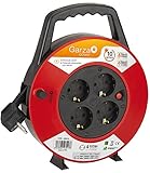 Valores máximos con cable enrollado: 1000W 4,3A / 230V