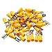 Produktbild 50pcs Flachsteckhülsen Isoliert 10-12 AWG Weibliche Kabelschuhe Flachstecker