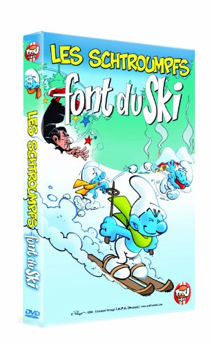 les schtroumpfs font du ski