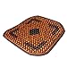 Price comparison product image VORCOOL Wood Beaded Seat Cushion Summer Breathable Seat Cover Anti-slip Car Interior Seat Chair Pad Cushion (Yellow)