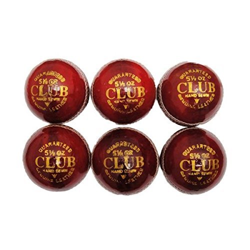 Preisvergleich Produktbild Club Play Leather Cricket Ball (1 Ball)