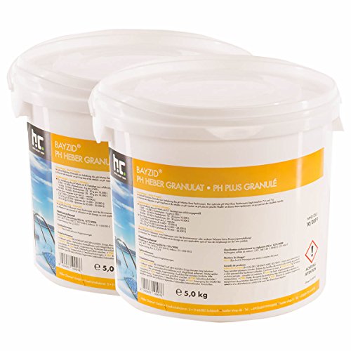 2 x 5 kg pH Plus Granulat - Ph-Heber - VERSANDKOSTENFREI - in praktischen 5 kg Eimern