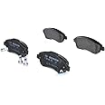 Bosch BP1287 - Brake Pads Car Front Axle - Bosch Quality - Reduced Noise and Dust - ECE-R90 Certified - Copper-Free - 1 Set of 4 pads - With Accessories