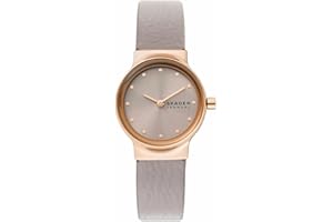 Skagen Freja Lille Damenuhr, Quarz-Zweizeigerwerk mit Edelstahl- oder Lederarmband