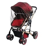 Universal Moskitonetz, Insektenschutz passend für Kinderwagen Buggy Sportwagen Jogger und Reisebett Fliegenschutz Mückennetz