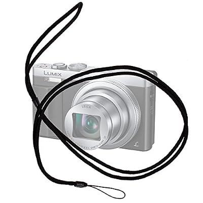 DURAGADGET Lanière / tour de cou en nylon résistant pour appareil photo Panasonic Lumix DMC-TZ70, DMC-FT30, DMC-TZ57 et DMC-SZ10 numérique
